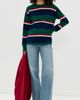 State & Lake State & Lake Nia Rugby Sweater Green/Navy - 5