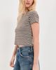 State & Lake State & Lake Payton Tee Powder & Brown Stripe - 4