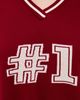 State & Lake State & Lake V Neck Varsity Jersey Burgundy/White - 6