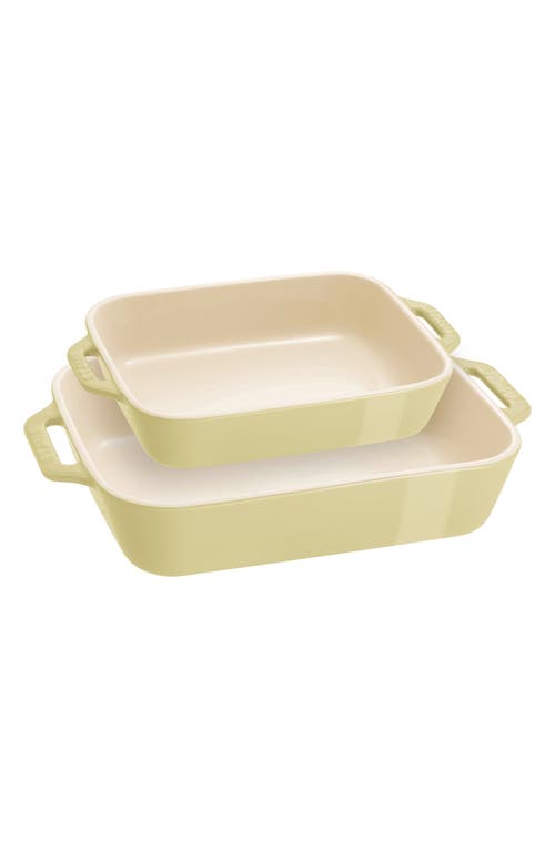 Staub Staub 2-Piece Ceramic Rectangular Baking Dishes