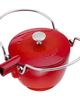 Staub Staub Cast Iron 1-qt Round Tea Kettle in Cherry at Urban Outfitters - 4