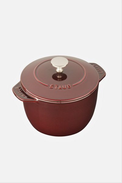 Staub Staub Cast Iron 1.5-qt Petite French Oven in Grenadine at Urban Outfitters