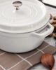 Staub Staub Cast Iron 4-qt Round Cocotte in White at Urban Outfitters - 2