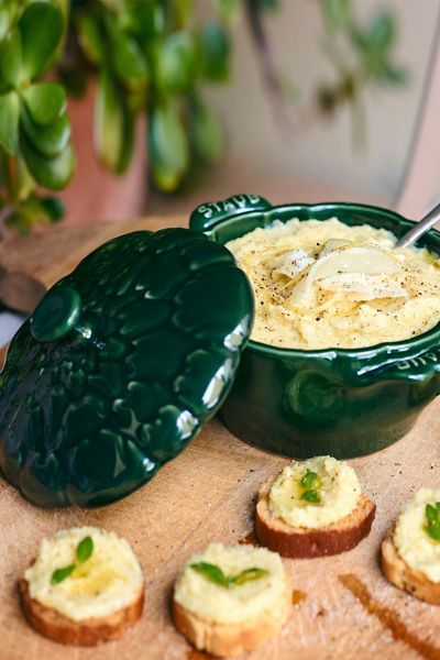 Staub Staub Ceramic 16-oz Petite Artichoke Cocotte Baking Dish in Basil at Urban Outfitters
