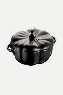 Staub Staub Ceramic 16-oz Petite Pumpkin Cocotte in Matte Black at Urban Outfitters