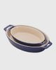 Staub Staub Ceramic 2-pc Oval Baking Dish Set in Dark Blue at Urban Outfitters - 1