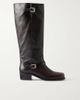 STAUD Brooklyn leather knee boots - 1