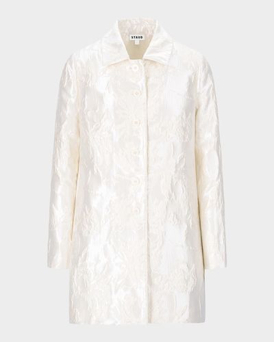 STAUD Halton Metallic Brocade Jacket