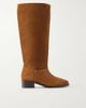 STAUD Indie Slouch suede knee boots - 1