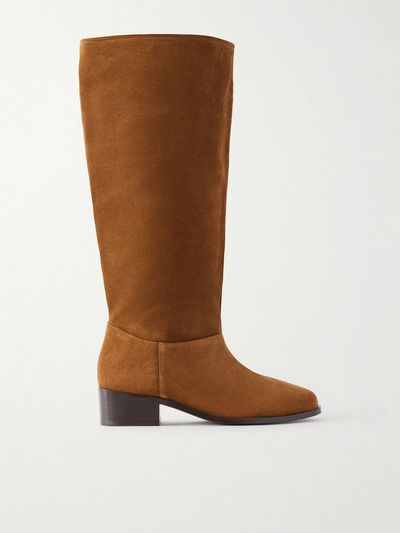 STAUD Indie Slouch suede knee boots