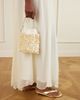 STAUD Lila mini leather-trimmed paillette-embellished twill bucket bag - 2