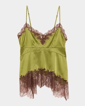 STAUD Lina Silk Tank Top
