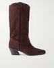 STAUD Monty suede ankle boots - 1