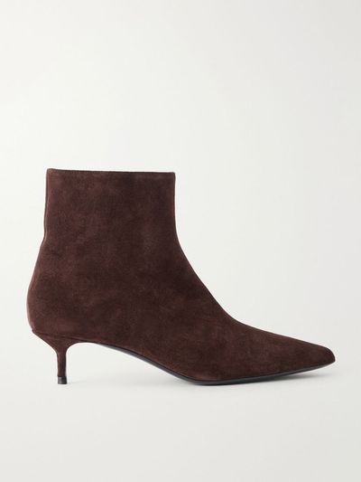 STAUD Sebastian suede ankle boots