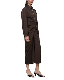 Staud Staud Adler Gathered Waist Dress