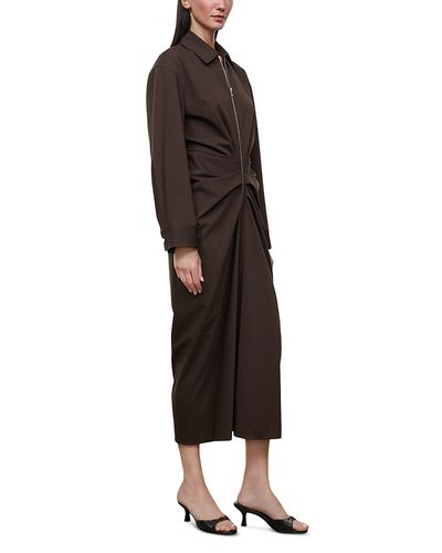 Staud Staud Adler Gathered Waist Dress