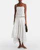 Staud Staud Ainsley lace-trimmed cotton voile midi skirt - 2