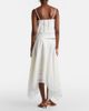 Staud Staud Ainsley lace-trimmed cotton voile midi skirt - 6