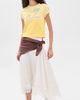 STAUD STAUD Ainsley Skirt Ivory - 5
