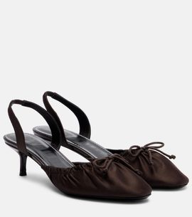 Staud Staud Alba satin slingback pumps