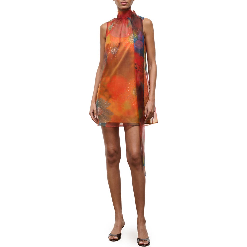 STAUD STAUD Albee Bead Detail Minidress
