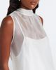 Staud Staud Albee feather-trimmed silk minidress - 3