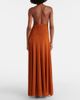 Staud Staud Alessandra halterneck maxi dress - 5