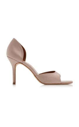 STAUD STAUD Annabelle d'Orsay Satin Pumps