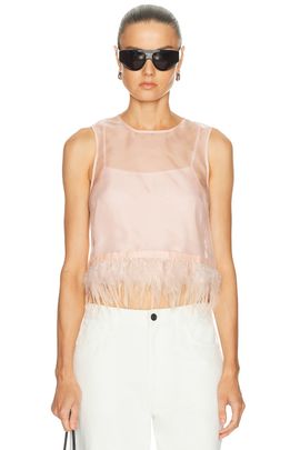 Staud Staud Avi Silk Top