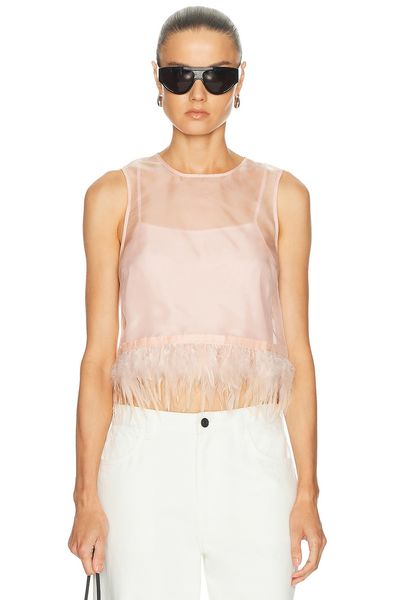 Staud Staud Avi Silk Top