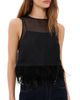 STAUD STAUD Avi Silk Top Black - 1
