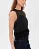 STAUD STAUD Avi Silk Top Black - 4