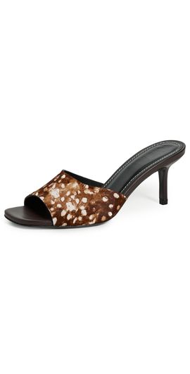 STAUD STAUD Bea Fawn Mules FAWN HAIRCALF