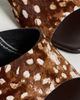 STAUD STAUD Bea Fawn Mules FAWN HAIRCALF - 6