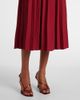 Staud Staud Beaton chiffon-trimmed velvet maxi dress - 5