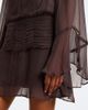 Staud Staud Beatrix ruched chiffon minidress - 4