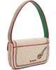 Staud Staud Beige & Red Tommy Beaded Bag - 3