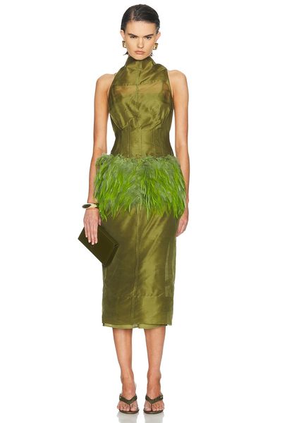 Staud Staud Bisou Silk Dress