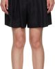 Staud Staud Black Cruz Linen Shorts - 1