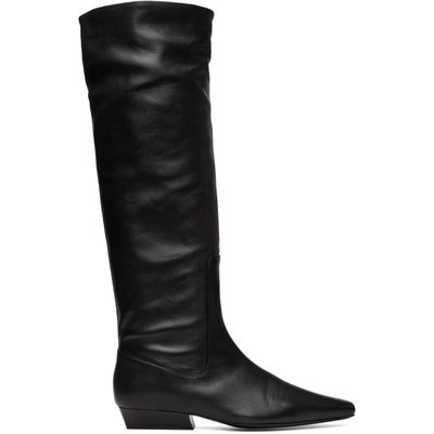 Staud Staud Black Wally Flat Boots