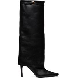 Staud Staud Black Wally Foldover High Heel Boots