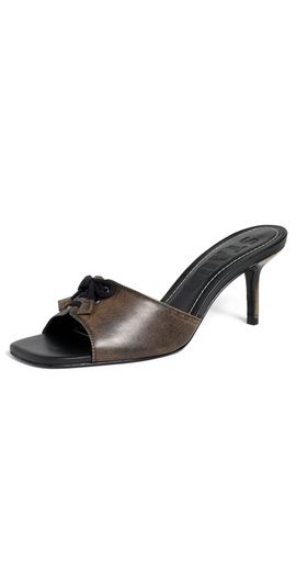 STAUD STAUD Blake Mules Black Distressed