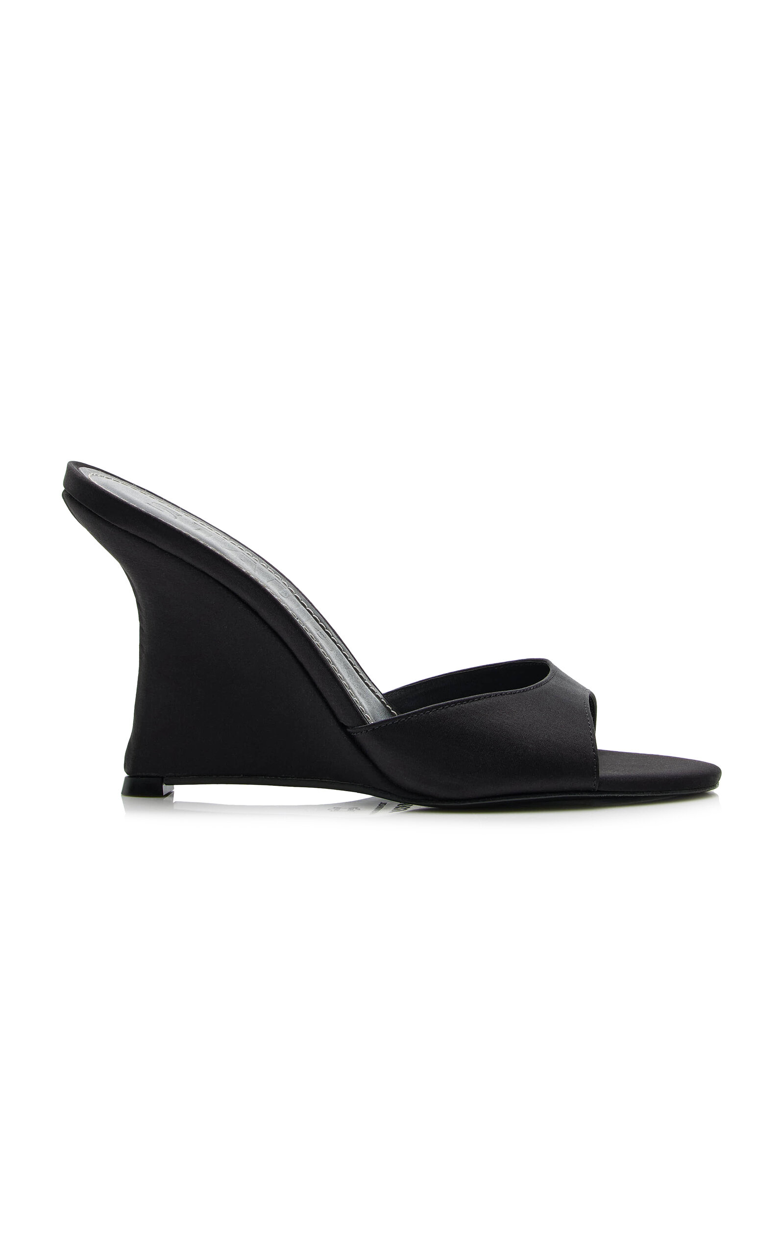 STAUD STAUD Brigette Satin Mules