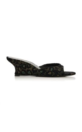 STAUD STAUD Brigitte Jacquard Wedge Sandals