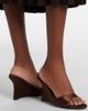Staud Staud Brigitte satin wedge mules - 2