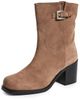 STAUD STAUD Brooklyn Ankle Boots Husk - 1