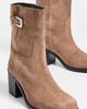 STAUD STAUD Brooklyn Ankle Boots Husk - 5