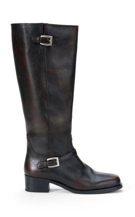STAUD STAUD Brooklyn Flat Leather Boots