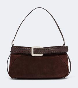 Staud Staud Brooklyn Small suede shoulder bag