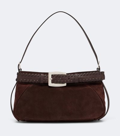 Staud Staud Brooklyn Small suede shoulder bag